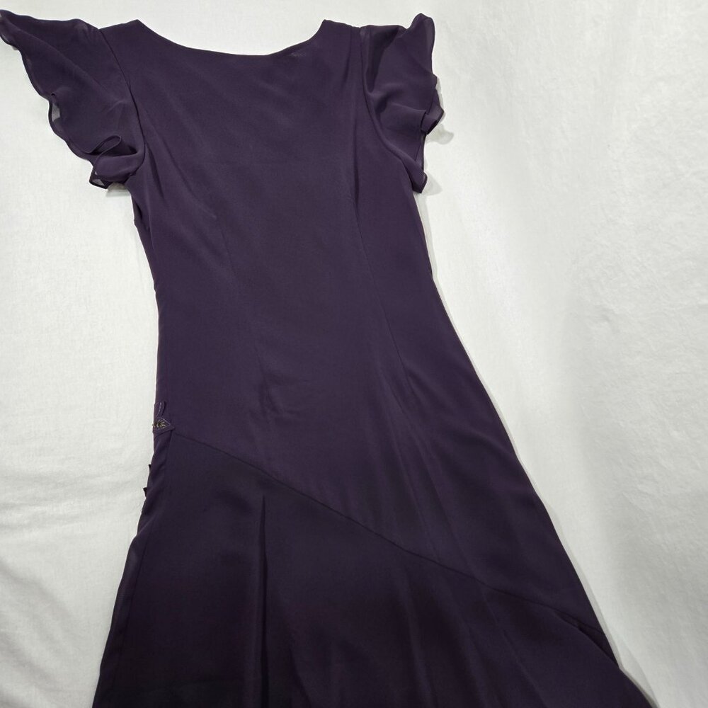 Vintage COLDWATER CREEK Y2K Whimsigoth Fairy WINE Embellished Maxi Dress Size 10 - Picture 10 of 17